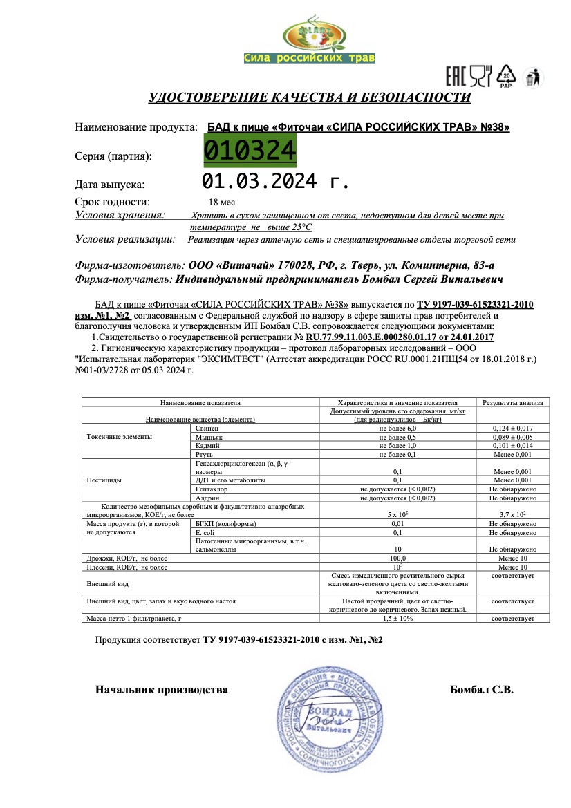 Паспорт №032024